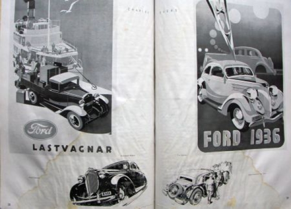 "Gebrauchs Graphik - International Advertising Art" Advertising-Magazine Ford Horch 1938 (2668)